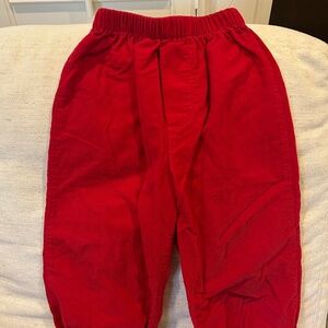 Little English red pants